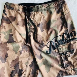 Camo Print Rip Curl Board Short